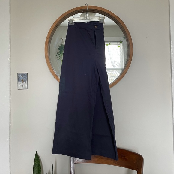 Forever 21 Pants - Navy wide-leg canvas pants